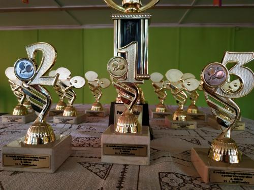 Pinpongový turnaj O putovní pohár starosty obce dne 22.2.2020