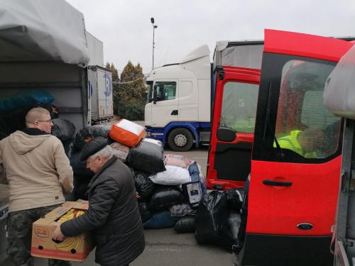 Odvoz humanitární pomoci na Ukrajinu 15.3.2022